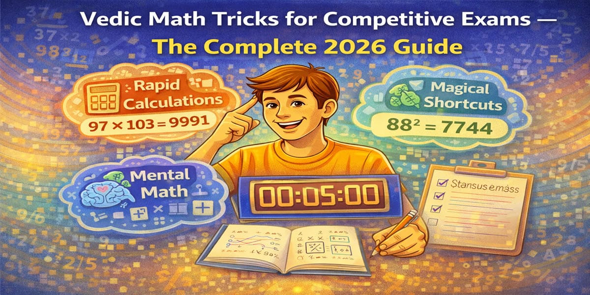 Vedic Math Tricks for Competitive Exams — The Complete 2026 Guide