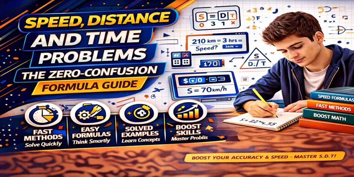Speed, Distance and Time Problems: The Zero-Confusion Formula Guide