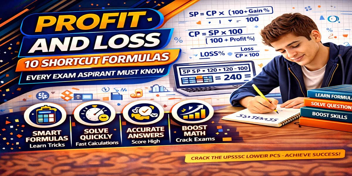 Profit and Loss: 10 Shortcut Formulas Every Exam Aspirant Must Know