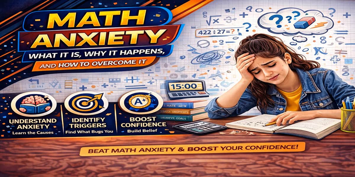 Math anxiety causes and how to overcome it for competitive exams