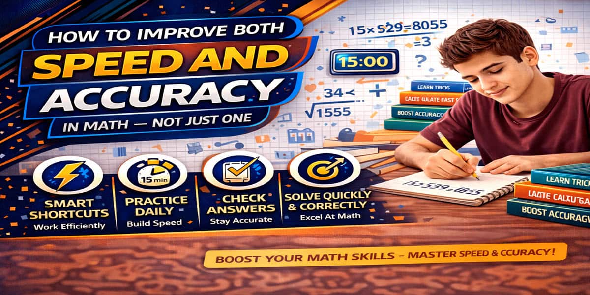 Math speed and accuracy improvement tips for competitive exam preparation